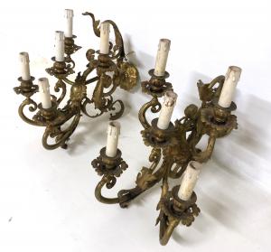 Coppia applique Francia XVIII secolo